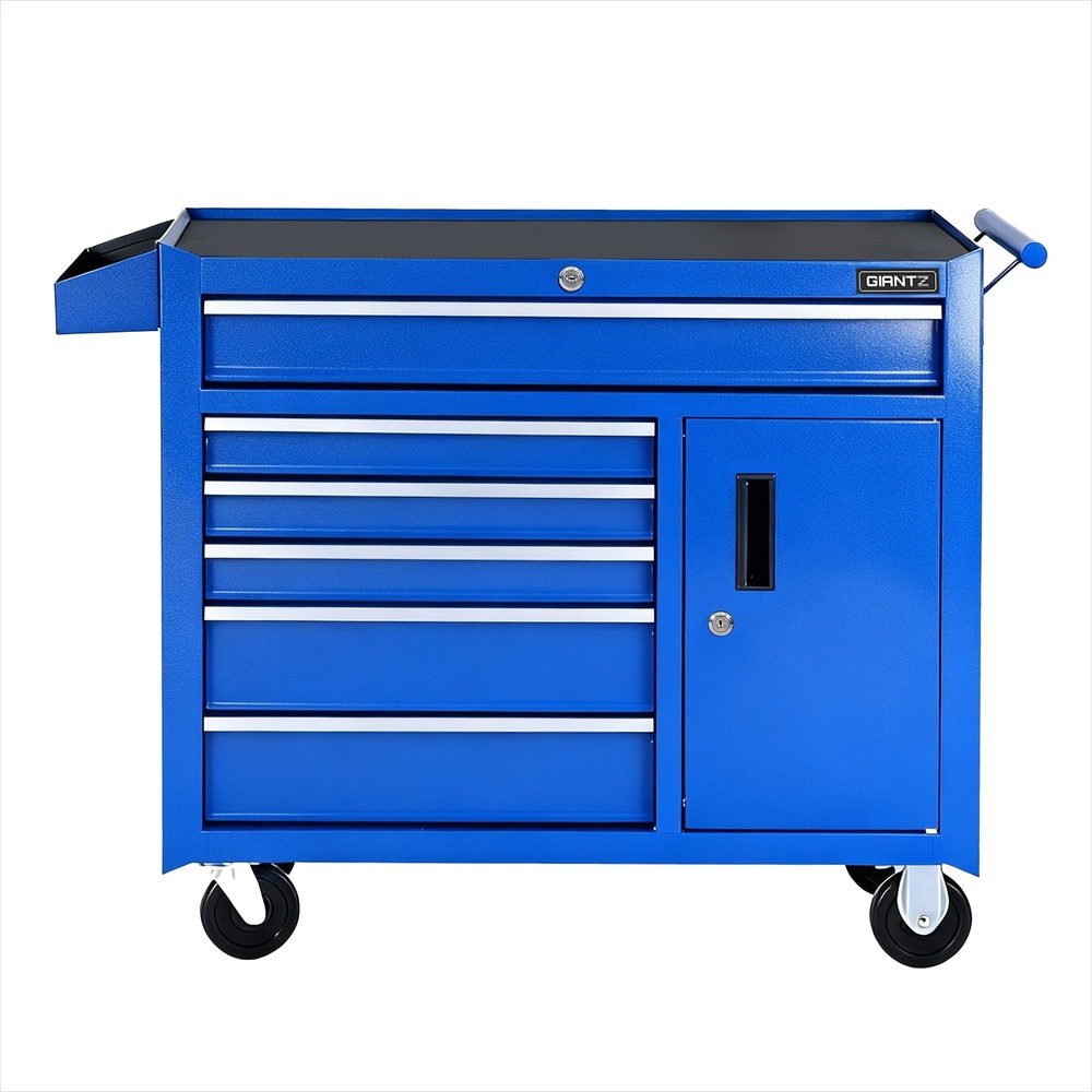 Tool Boxes: Giantz 6 Drawer Tool Chest Trolley Cabinet Cart Toolbox Storage Organiser Wheels