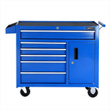 Giantz 6 Drawer Tool Chest Trolley Cabinet Cart Toolbox Storage Organiser Wheels