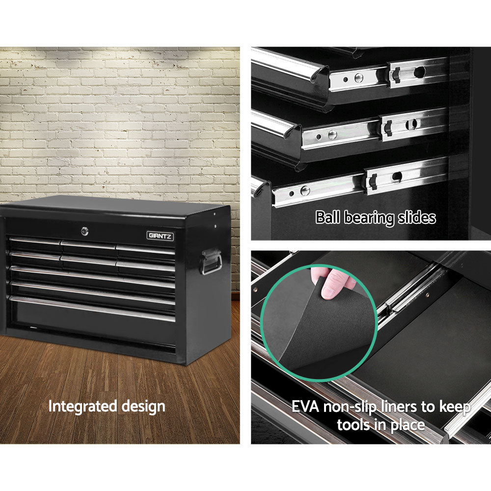 Tool Cabinets: Giantz 9 Drawer Tool Box Cabinet Chest Toolbox Storage Garage Organiser Black