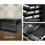 Tool Cabinets: Giantz 9 Drawer Tool Box Cabinet Chest Toolbox Storage Garage Organiser Black
