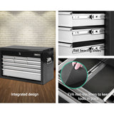 Tool Cabinets: Giantz 9 Drawer Tool Box Cabinet Chest Toolbox Storage Garage Organiser Grey