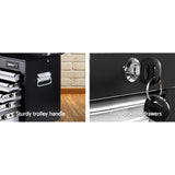 Tool Cabinets: Giantz 9 Drawer Tool Box Cabinet Chest Toolbox Storage Garage Organiser Grey