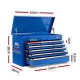 Tool Cabinets: Giantz 9 Drawer Tool Box Cabinet Chest Toolbox Storage Garage Organiser Blue