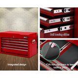 Tool Cabinets: Giantz 9 Drawer Tool Box Cabinet Chest Toolbox Storage Garage Organiser Red