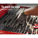Tool Cabinets: Giantz 9 Drawer Tool Box Cabinet Chest Toolbox Storage Garage Organiser Red