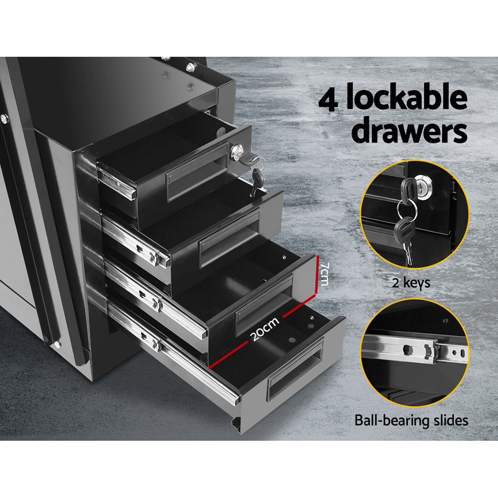Utility Trolleys: Giantz Welding Trolley Cart 4 Drawer MIG TIG ARC Welder Plasma Cutter