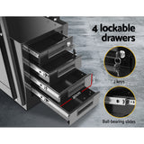Utility Trolleys: Giantz Welding Trolley Cart 4 Drawer MIG TIG ARC Welder Plasma Cutter
