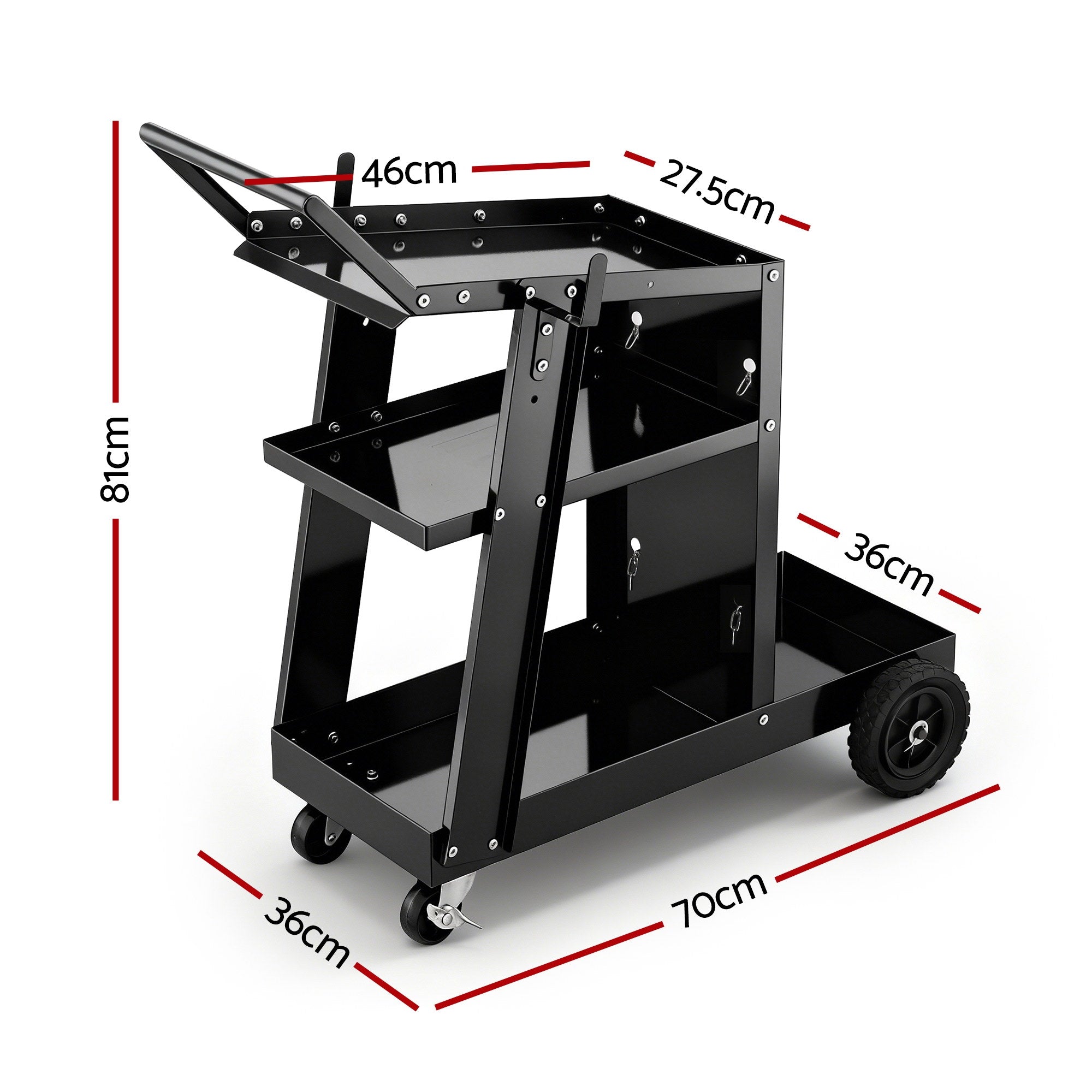 Utility Trolleys: Giantz Welding Trolley Cart Welder MIG TIG ARC MMA Welder Plasma Cutter Storage