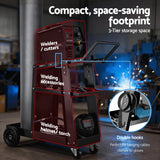 Utility Trolleys: Giantz Welding Trolley Cart Welder MIG TIG ARC MMA Welder Plasma Cutter Storage