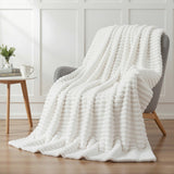 Blankets & Throws: Giselle 152x203cm Throw Blanket Queen Fleece Lightweight Cozy Sofa Couch Bed Throw