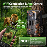 Security Cameras & Accessories: UL-TECH 4K WiFi Trail Camera 48MP 0.2s Trigger Game Camera Camo