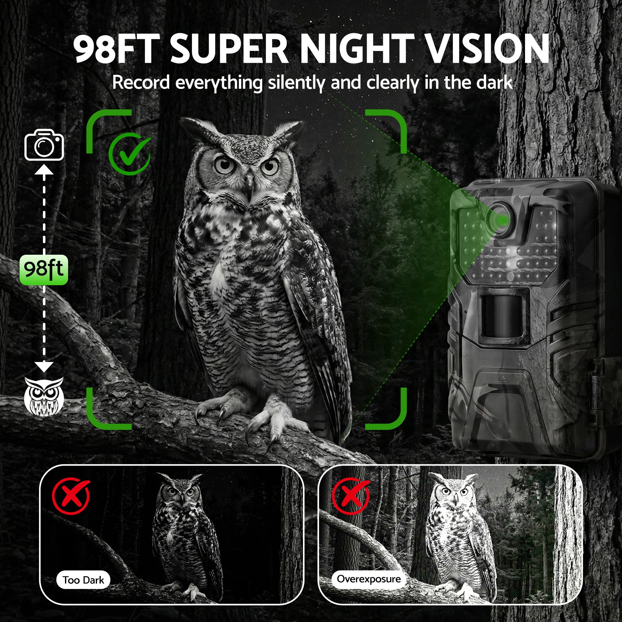 Security Cameras & Accessories: UL-TECH 4K WiFi Trail Camera 48MP 0.2s Trigger Game Camera Camo