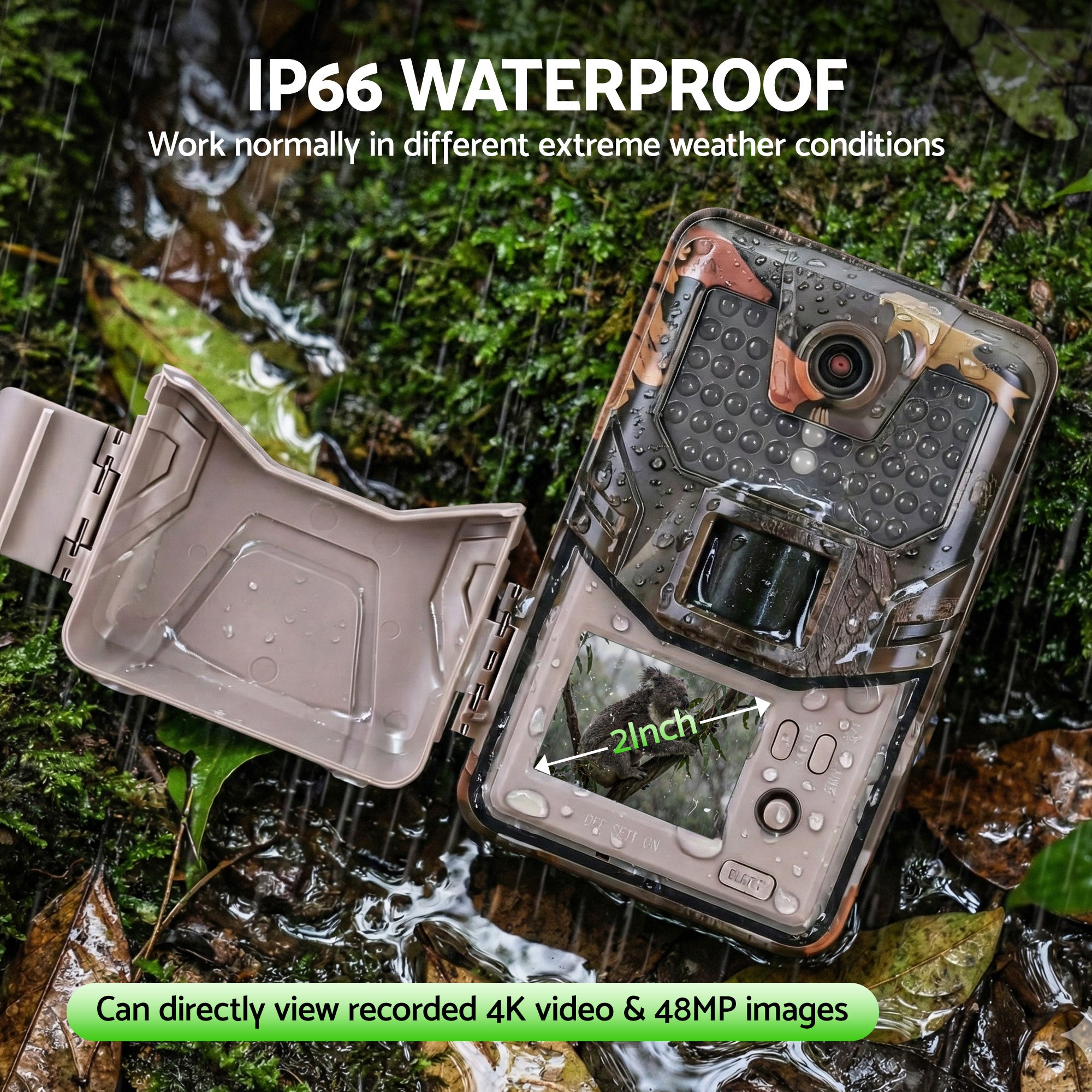 Security Cameras & Accessories: UL-TECH 4K WiFi Trail Camera 48MP 0.2s Trigger Game Camera Camo