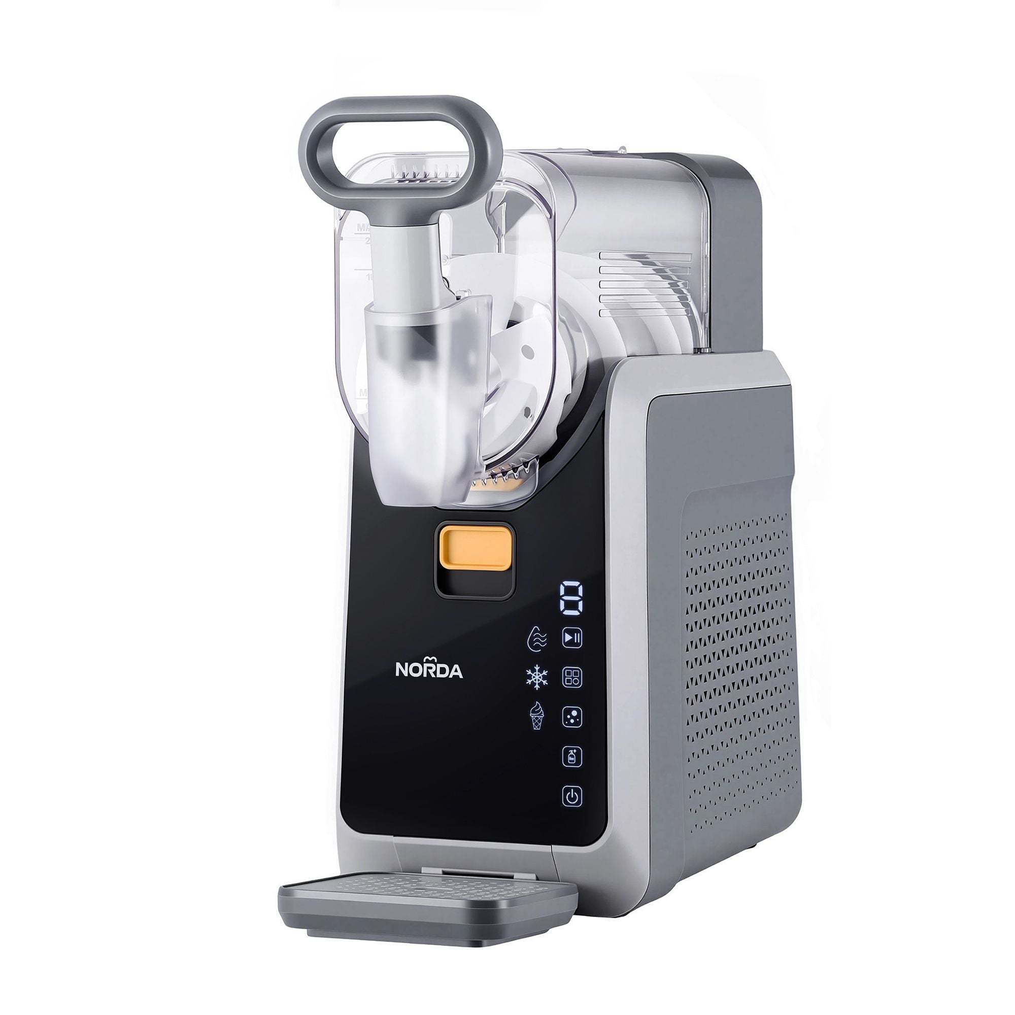 NORDA 2L Slushie Machine Frozen Drink Maker Slushy Ice Cream Maker No Ice Compressor Touchscreen for Home BBQ Party