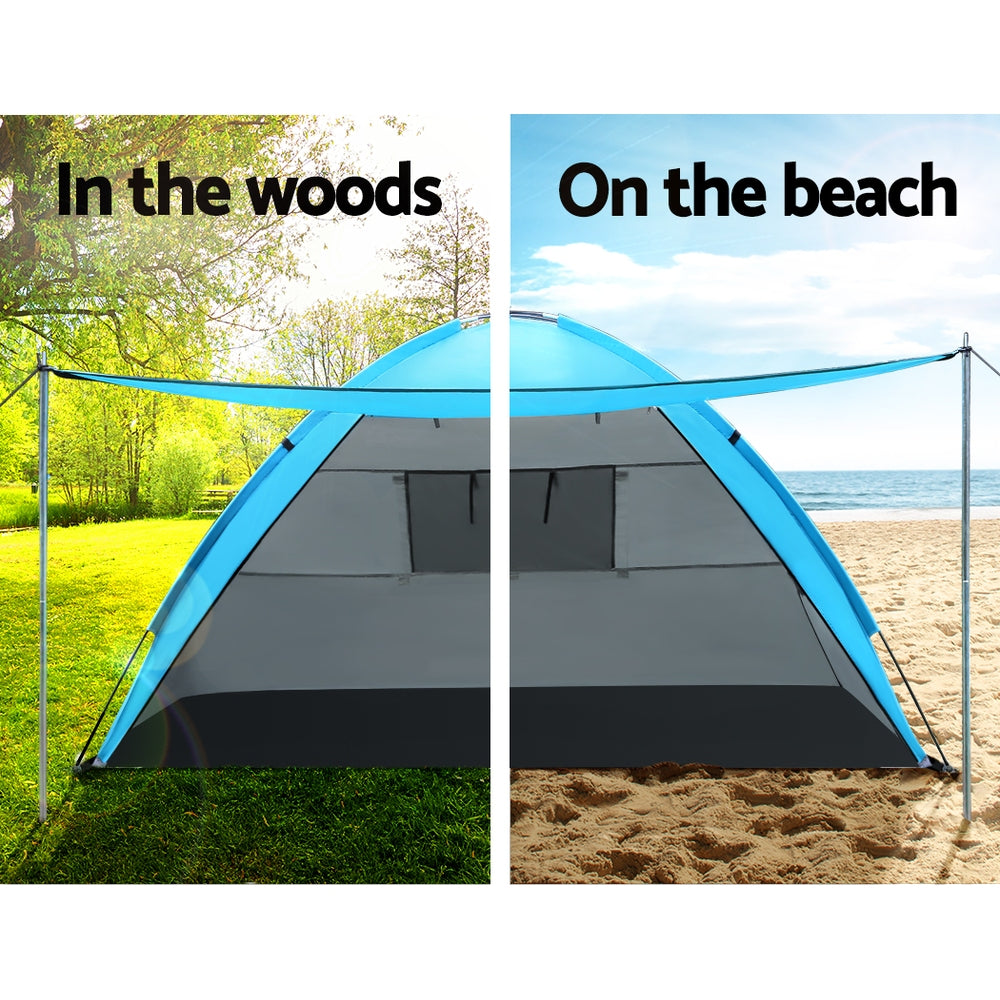 Tents: Weisshorn Camping Tent Beach Portable Hiking Sun Shade Shelter Fishing 4 Person