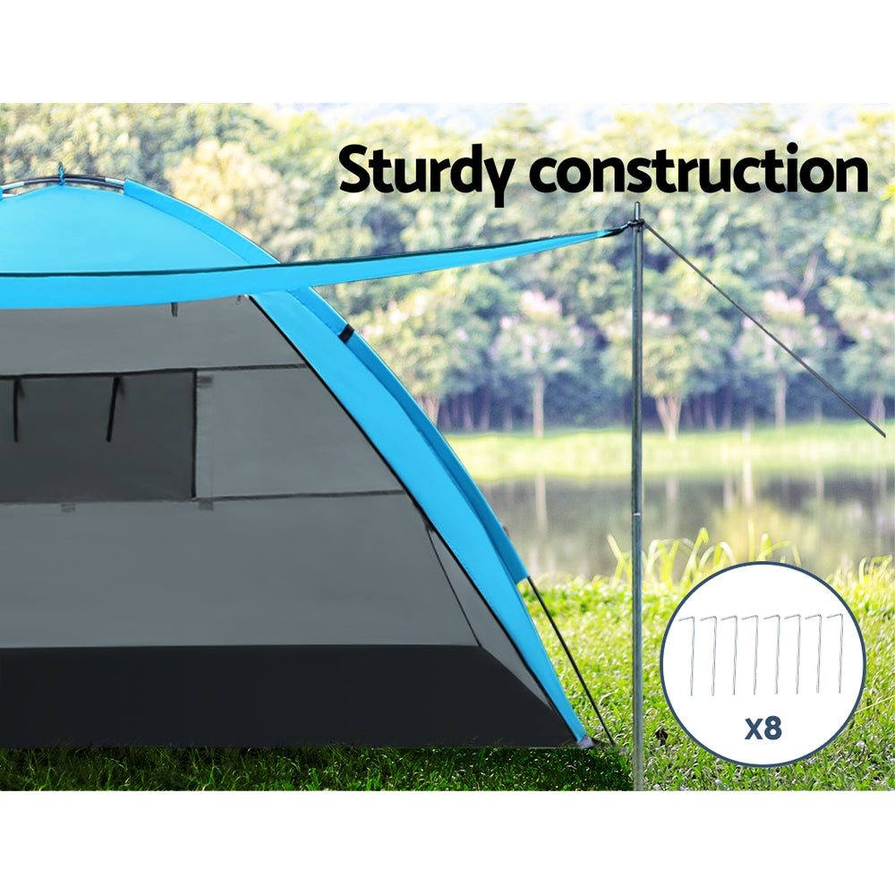 Tents: Weisshorn Camping Tent Beach Portable Hiking Sun Shade Shelter Fishing 4 Person