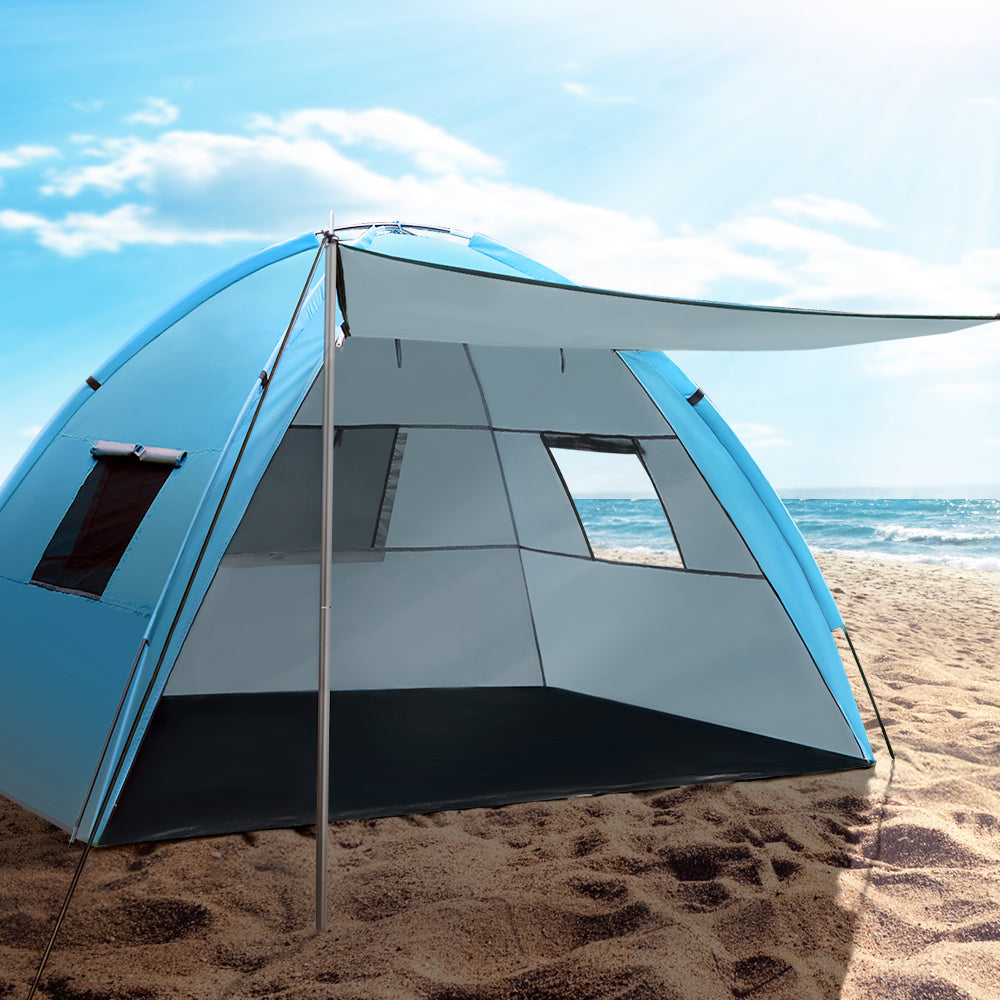 Tents: Weisshorn Camping Tent Beach Portable Hiking Sun Shade Shelter Fishing 4 Person