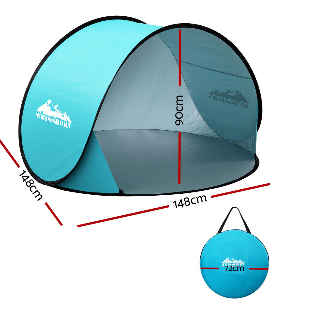 Tents: Weisshorn Pop Up Beach Tent Camping Portable Sun Shade Shelter Fishing