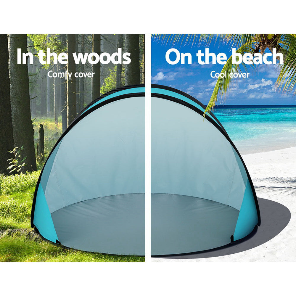 Tents: Weisshorn Pop Up Beach Tent Camping Portable Sun Shade Shelter Fishing