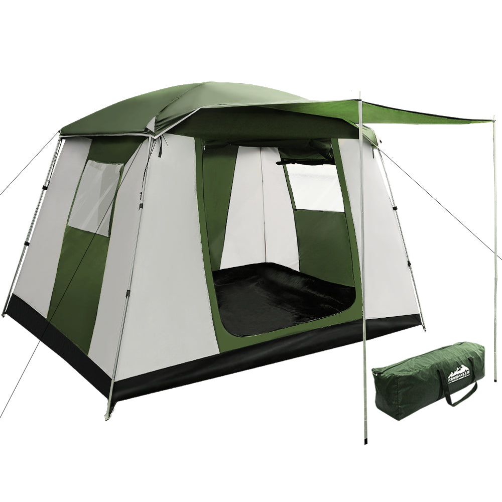 Tents: Weisshorn Family Camping Tent 6 Person Hiking Beach Tents Dome Shelter