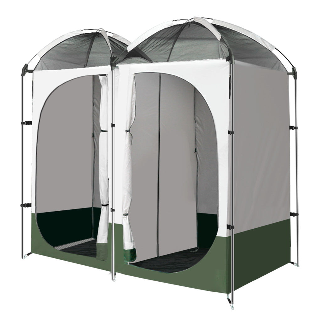 Portable Toilets & Showers: Weisshorn Double Camping Shower Toilet Tent Outdoor Portable Change Room