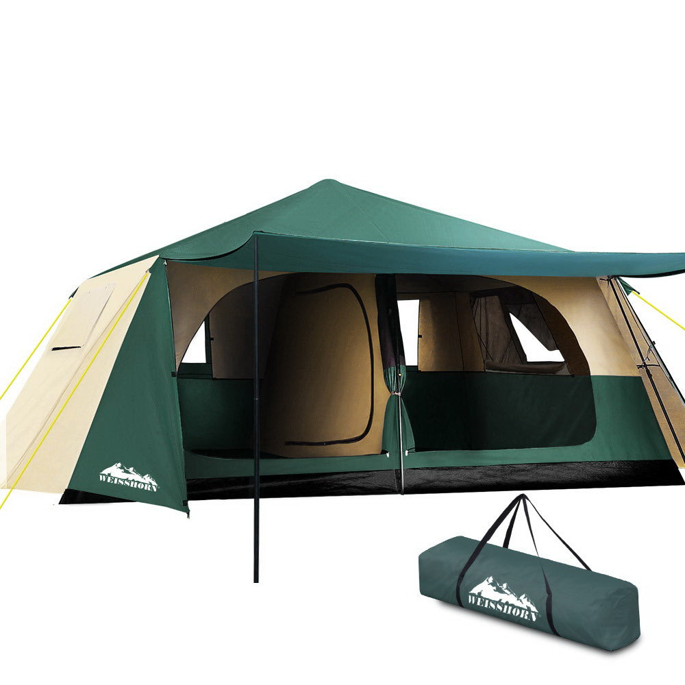 Tents: Weisshorn Instant Up Camping Tent 8 Person Pop up Tents Family Hiking Dome Camp