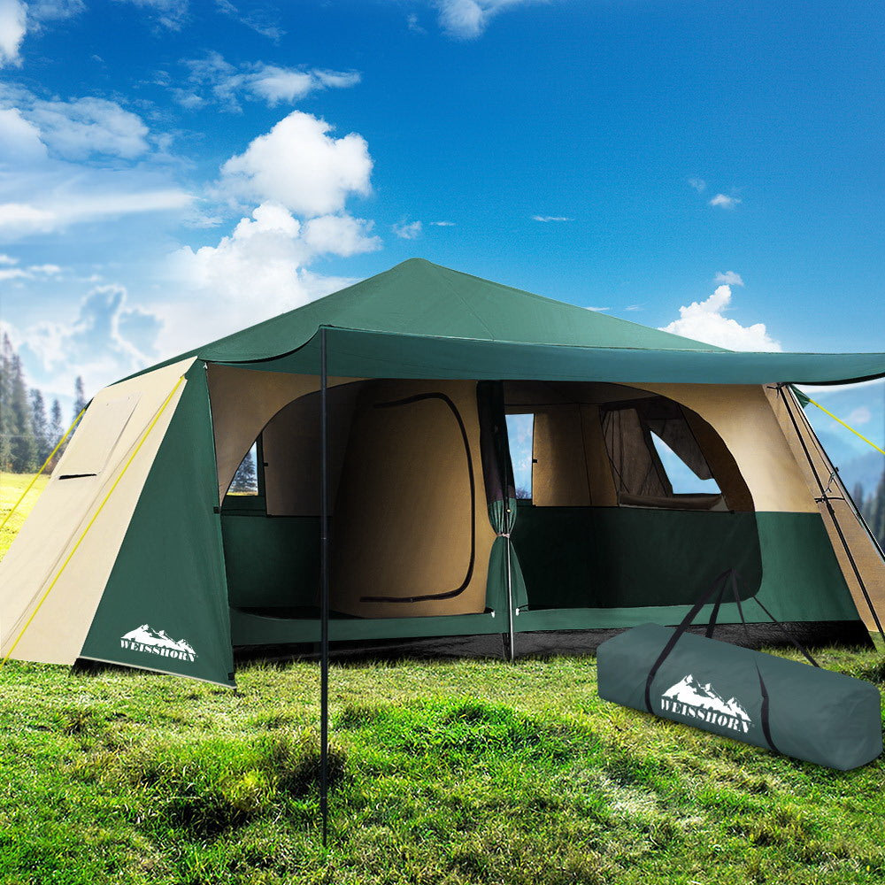 Tents: Weisshorn Instant Up Camping Tent 8 Person Pop up Tents Family Hiking Dome Camp