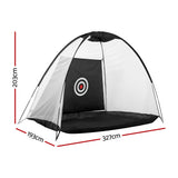 Golf Training Aids: Everfit 3M Golf Practice Net Portable Training Aid Driving Target Tent Black