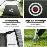 Golf Training Aids: Everfit 3M Golf Practice Net Portable Training Aid Driving Target Tent Black