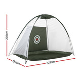 Golf Training Aids: Everfit 3M Golf Practice Net Portable Training Aid Driving Target Tent Green