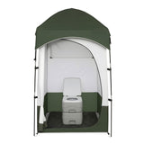 Portable Toilets & Showers: Weisshorn 20L Portable Camping Toilet Shower Tent Changing Room Outdoor Loo Set