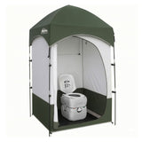 Portable Toilets & Showers: Weisshorn 22L Portable Camping Toilet Shower Tent Changing Room Outdoor Loo Set