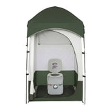 Portable Toilets & Showers: Weisshorn 22L Portable Camping Toilet Shower Tent Changing Room Outdoor Loo Set