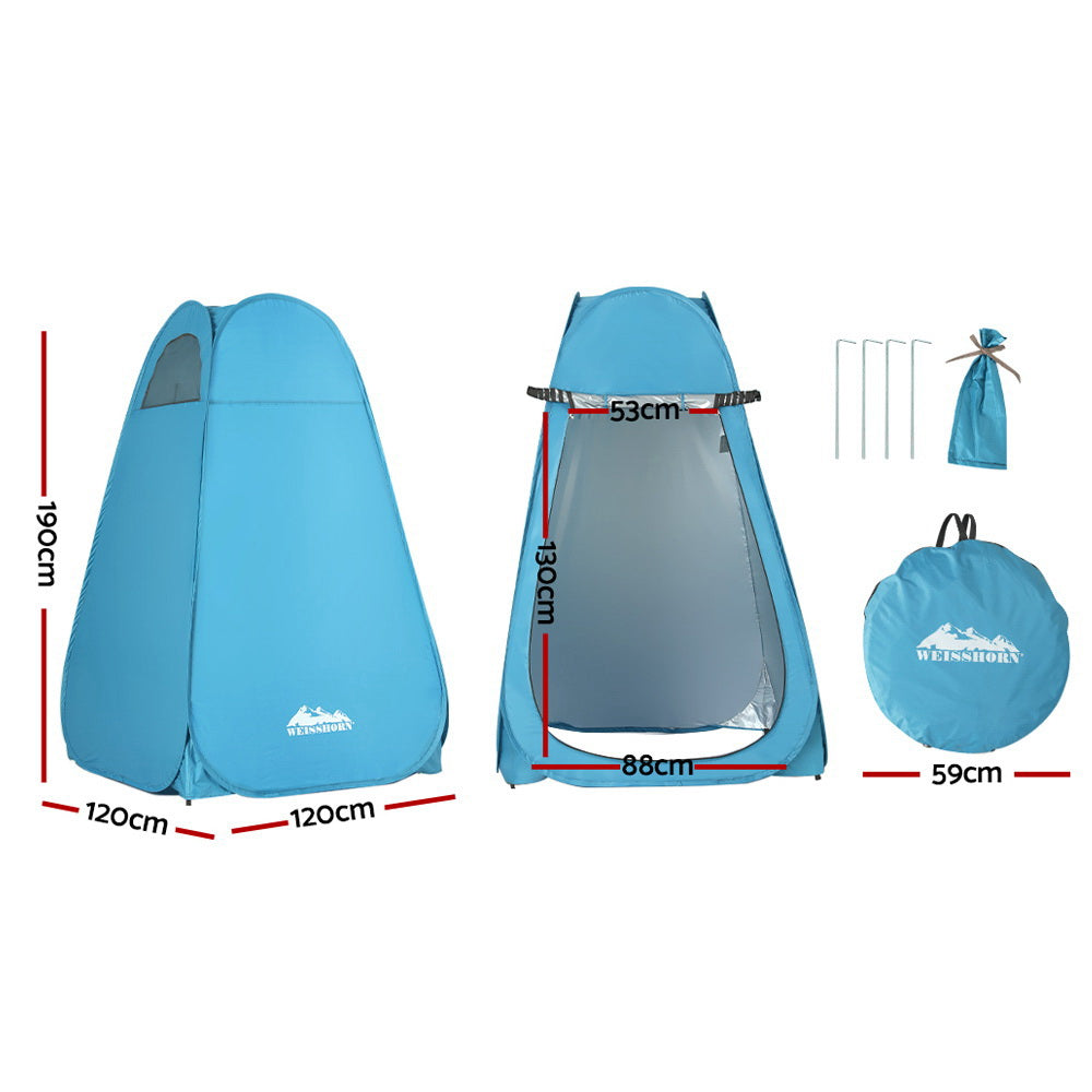 Portable Toilets & Showers: Weisshorn Pop up Camping Shower Toilet Tent Outdoor Privacy Change Room