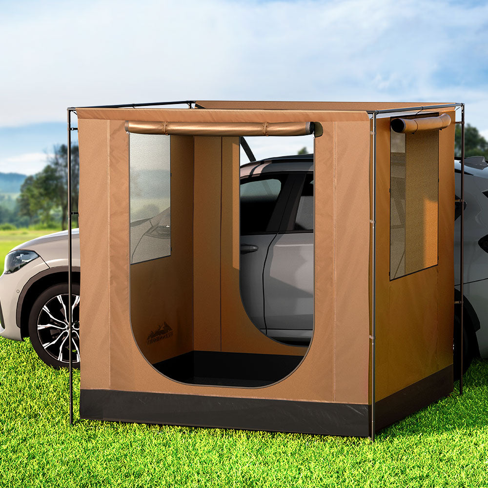 Caravan Accessories: Weisshorn Camping Tent SUV Car Side Awning 2x2m Canopy Outdoor Portable 4WD