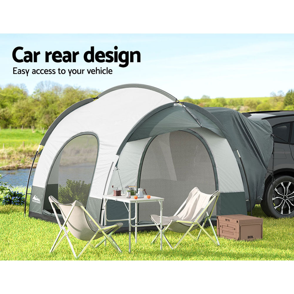 Caravan Accessories: Weisshorn Camping Tent SUV Car Rear Extension Canopy Outdoor Portable Family 4WD