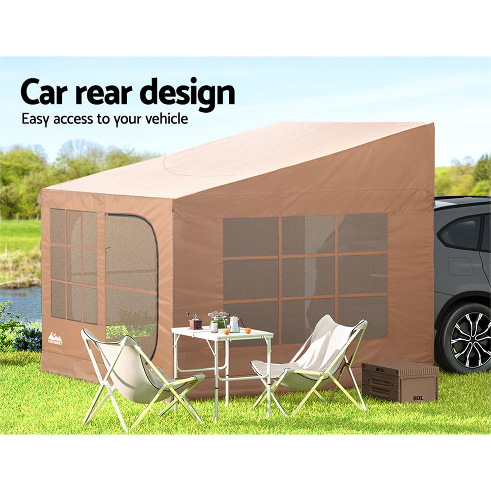 Caravan Accessories: Weisshorn Camping Tent Car SUV Rear Side Canopy Portable Shelter Family Home 4WD