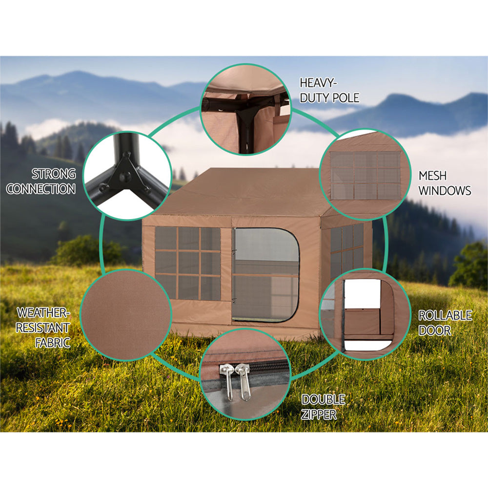 Caravan Accessories: Weisshorn Camping Tent Car SUV Rear Side Canopy Portable Shelter Family Home 4WD