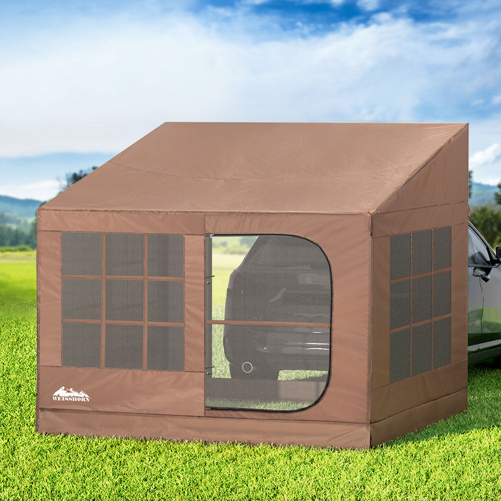 Caravan Accessories: Weisshorn Camping Tent Car SUV Rear Side Canopy Portable Shelter Family Home 4WD
