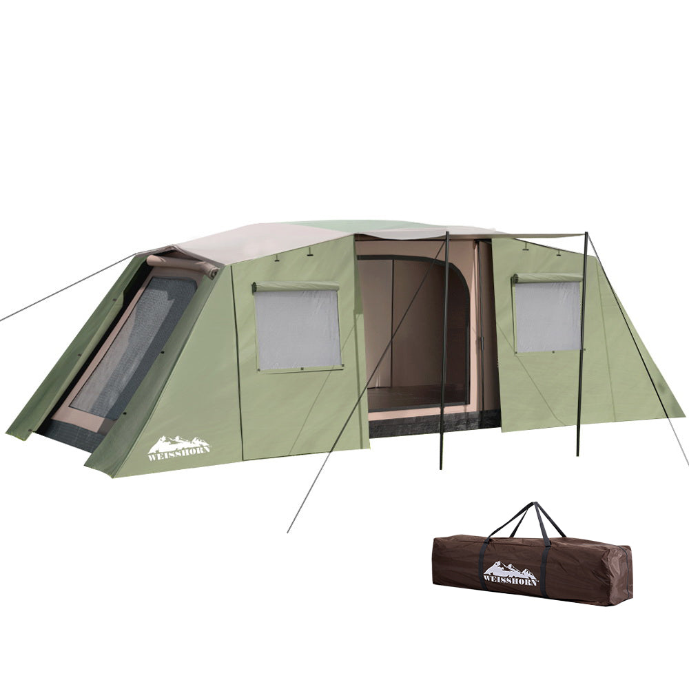 Tents: Weisshorn Instant Up Camping Tent 10 Person Outdoor Family Hiking Tents 3 Rooms