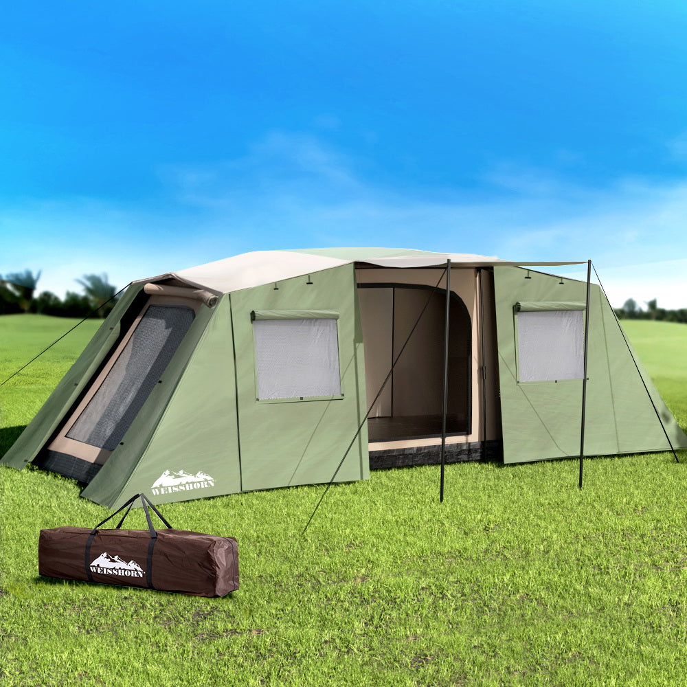 Tents: Weisshorn Instant Up Camping Tent 10 Person Outdoor Family Hiking Tents 3 Rooms