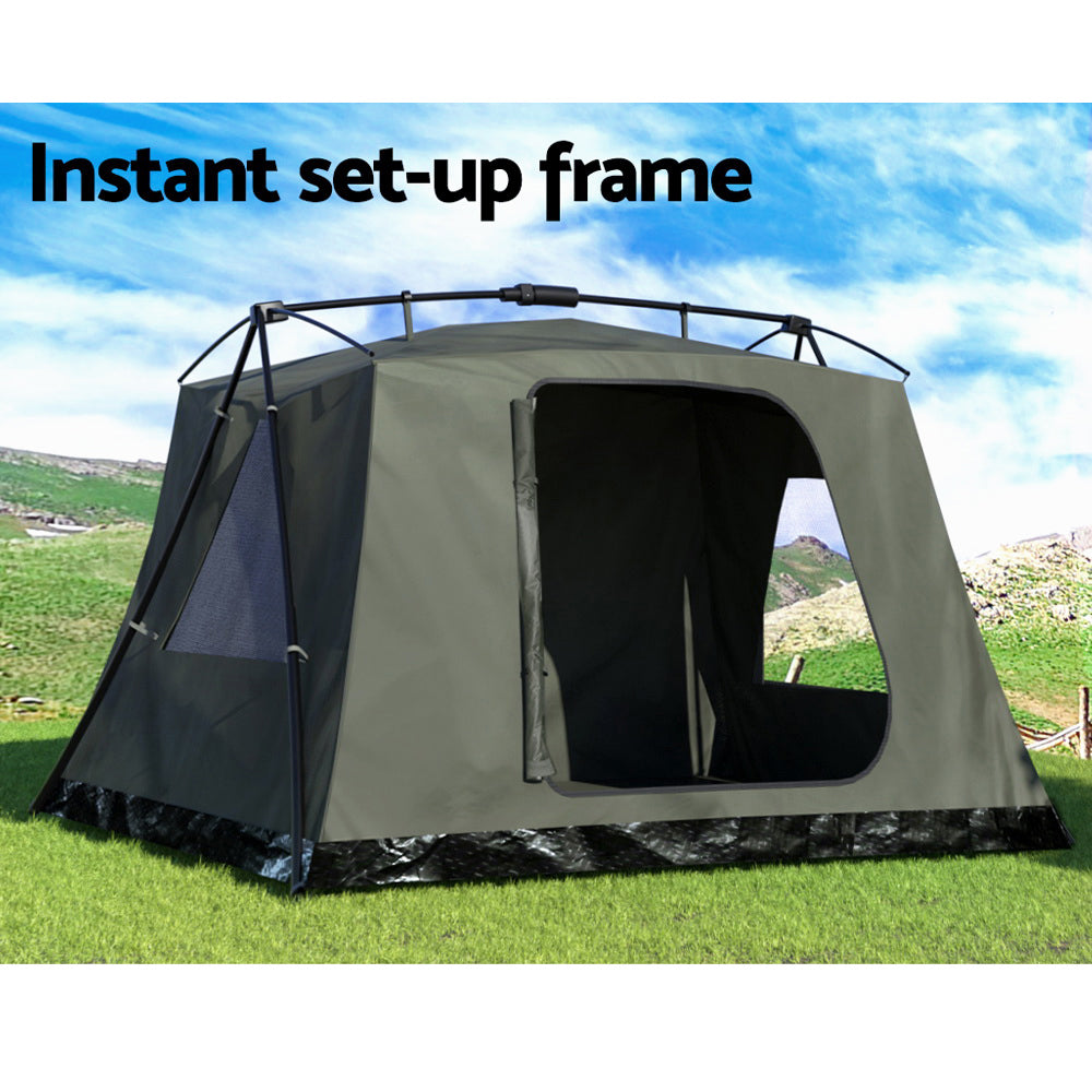 Tents: Weisshorn Camping Tent Instant Up 2-3 Person Tents Outdoor Hiking Shelter
