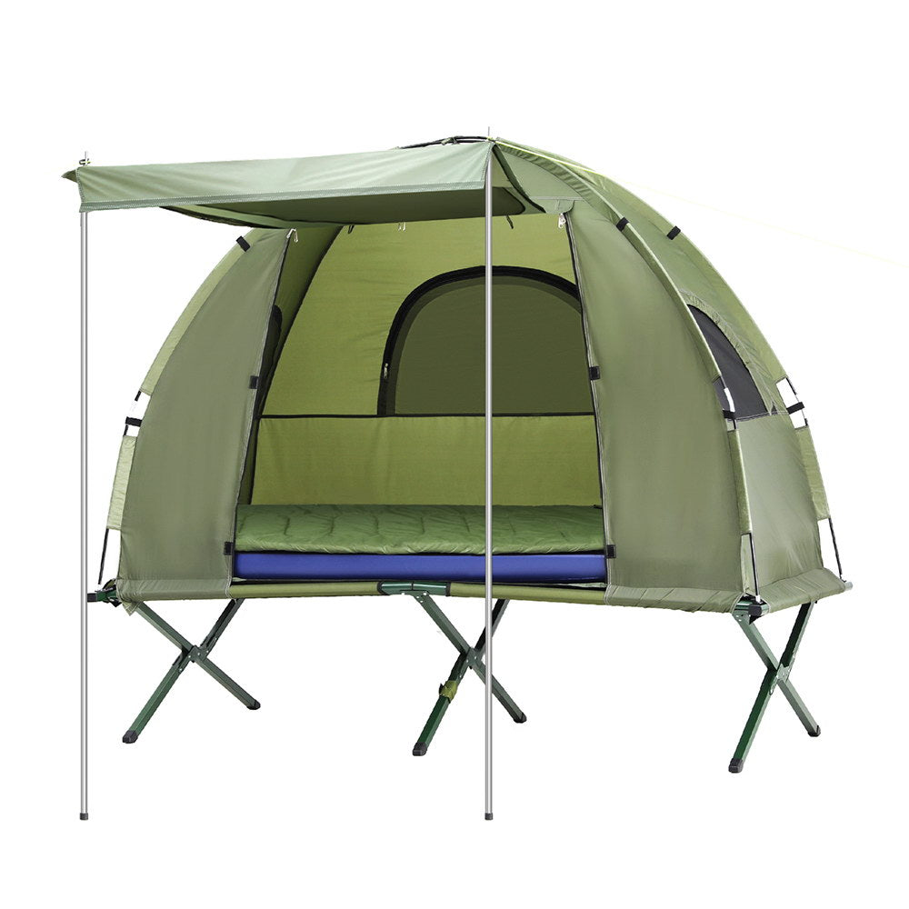 Tents: Weisshorn 5-in-1 Camping Tent Cot 1-person Air Mattress Camping Bed
