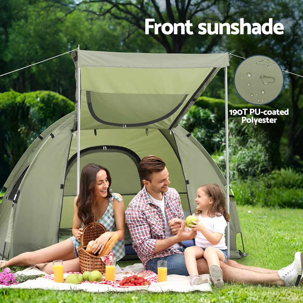Tents: Weisshorn 5-in-1 Camping Tent Cot 1-person Air Mattress Camping Bed
