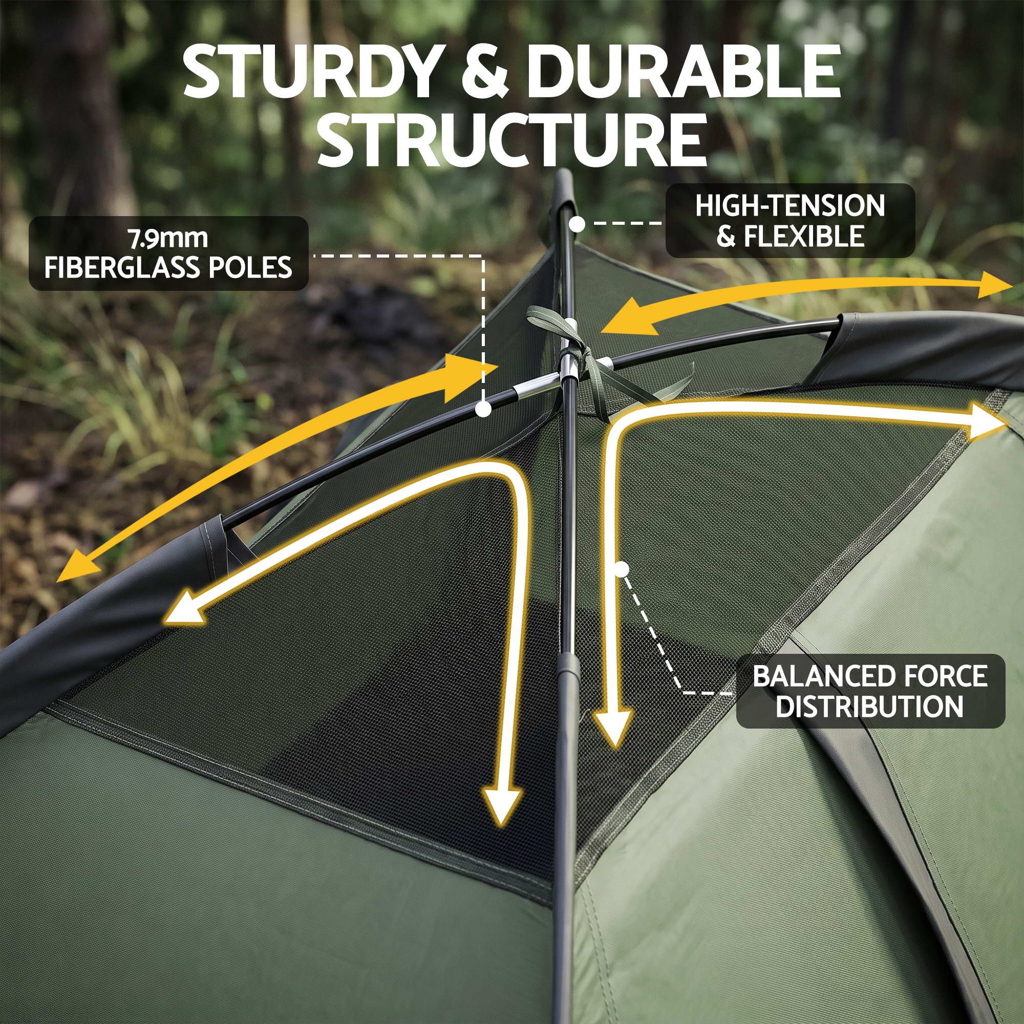 Weisshorn 1 Person Camping Tent Waterproof Hiking Vestibule Porch