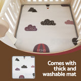 Pretend Play: Keezi Kids Play Tent Playhouse Castle with Floor Mat 85CMX113CM