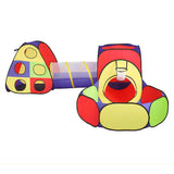 Pretend Play: Keezi Kids Play Tent Pop Up Teepee Playhouse Ball Pit Crawl Tunnel Basketball Hoop