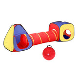 Pretend Play: Keezi Kids Playhouse Play Tent Pop Up Teepee Castle Crawl Tunnel Outdoor Indoor Toys Children Gift
