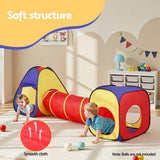 Pretend Play: Keezi Kids Playhouse Play Tent Pop Up Teepee Castle Crawl Tunnel Outdoor Indoor Toys Children Gift