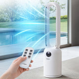 Portable Fans: Devanti 2in1 Bladeless Fan Air Purification W/ Remote 88cm